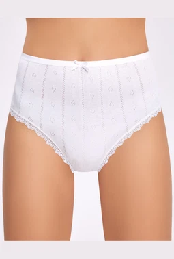 İlke Renkli Kalp Desenli (Jakarlı) Dantelli Bato %100 Pamuk İlke 286 - Alternatif Görünüm