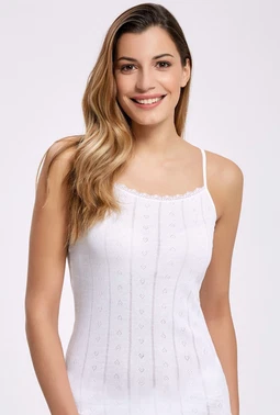 İlke Jakarli Transferli Ribana İp Askılı Atlet İlke 2023