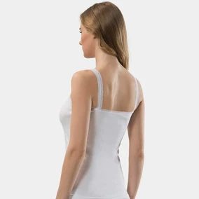 Türen Dantelli Askılı Kare Yaka Kaşkorse 2Li Pamuklu Atlet Türen 200 - Alternatif Görünüm