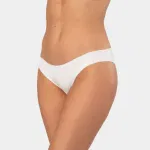 Lazer Kesim Pamuklu Bikini Kadın Külot Türen 907/Beyaz Beyaz detay görünüm