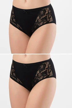 Türen Likralı Dantelli Yüksek Bel 2Li Kadın Külot Türen 279