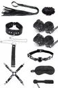 Deri 10Lu Fantezi Harness Aksesuar Seti MissisX 90001