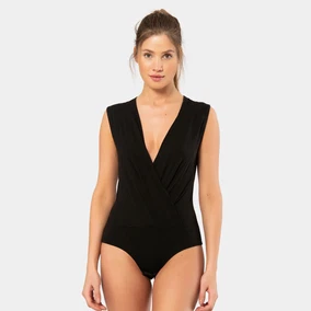 Türen Kolsuz Kruvaze Yaka Çıtçıtlı Kadın Body Türen 3502 - Alternatif Görünüm