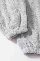 Kalın Askılı Peluş Crop Polar Alt Üst Pijama Takımı Gri Merry See MS4065 Gri görsel 4