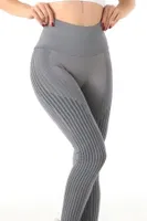 Mio Studio Gym Yüksek Bel Seamless Desenli Tayt Miorre 001-002110 Antrasit görsel 6
