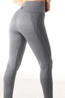 Mio Studio Gym Yüksek Bel Seamless Desenli Tayt Miorre 001-002110 Antrasit görsel 7