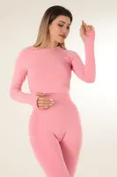 Miofit Uzun Kollu Kadın Spor Tişört 001-001112 görsel 7