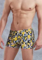 Modal Çok Renkli Baskılı Doreanse Erkek Boxer 1799 Mavi Leopar detay görünüm