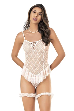 Moongirl Çapraz İpli Fırfırlı Tül Fantazi Takım Moongirl ST-423 - Alternatif Görünüm