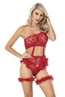 Tek Omuz Askılı Tül Fantazi Body Moongirl ST-431 görsel 4