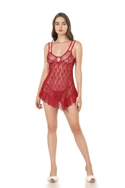 Moongirl Çift Askılı Asimetrik Kesim Fantazi Gecelik Moongirl 288