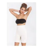 Paçalı Çiftkat Korse Silikonlu Miss Fit 1212 Beyaz farklı açı