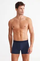 Pamuk Modal Troy Kom Erkek Boxer Lacivert detay görünüm