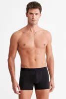 Pamuk Modal Troy Kom Erkek Boxer Siyah farklı açı