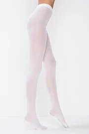 Penti Penti Beyaz Mat Koton Külotlu Çorap