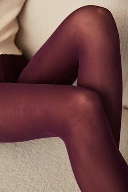 Penti Penti Mikro 40 Mor Menekşe Külotlu Çorap - Alternatif Görünüm