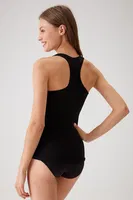 Pierre Cardin 1008 Racerback Sporcu Atlet Siyah detay görünüm