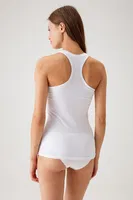 Pierre Cardin 1008 Racerback Sporcu Atlet Beyaz görsel 8