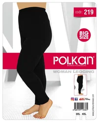 Polkan Büyük Beden Uzun Kadın Tayt Polkan 219