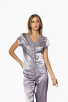 6Lı Saten Gelin Çeyiz Seti Pierre Cardin 6010 Mor görsel 24