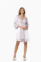 6Lı Saten Gelin Çeyiz Seti Pierre Cardin 6010 Lila görsel 10