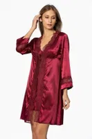 6Lı Saten Gelin Çeyiz Seti Pierre Cardin 6010 Bordo görsel 5