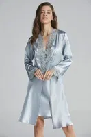Saten 6Lı Gelin Çeyiz Seti Pierre Cardin 6335 Gri görsel 35