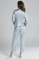 Saten 6Lı Gelin Çeyiz Seti Pierre Cardin 6335 Gri görsel 39