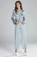 Saten 6Lı Gelin Çeyiz Seti Pierre Cardin 6335 Gri görsel 38