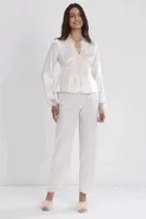 Saten 6Lı Gelin Çeyiz Seti Pierre Cardin 6335 Ekru görsel 27