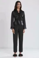 Saten 6Lı Gelin Çeyiz Seti Pierre Cardin 6335 Siyah görsel 14