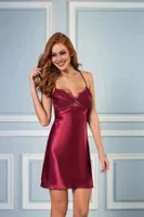 Saten 6Lı Gelin Çeyiz Seti Pierre Cardin 6335 Bordo görsel 15