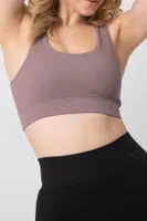Seamless Fitilli Toparlayıcı Pedli Spor Sütyen DoReMi 002-000161 Vizon farklı açı