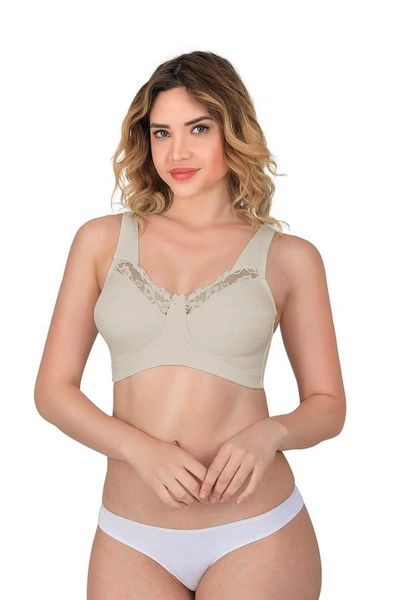 Toparlayıcı Dantelli Cotton Kadın Sütyen Emay 181C