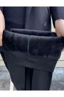 İçi Peluş Uzun Kadın Tayt Sistina 580-2 Siyah görsel 12