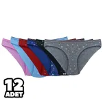 Sandra 12Li Kadın Bikini Külot Tutku 0570 Karışık Renk detay görünüm
