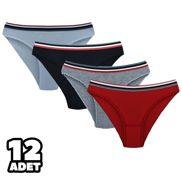 Pırlanta Bikini Külot 12Li Tutku 0746