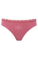 U.S. Polo Assn. 3Lü Lastikli Karışık Renk Kadın Slip 66329 Görsel farklı açı