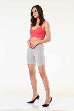 Vogsing Yüksek Belli Fitilli Dalgıç Bayan Kısa Tayt Vogsing 366 - Alternatif Görünüm