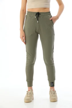 Vogsing Yüksek Belli Fitilli Cepli Bayan Eşofman Altı Vogsing 387