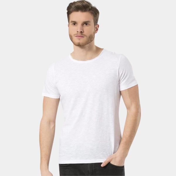 Kısa Kollu Pamuk Erkek Tshirt Wtshirt Barcelona