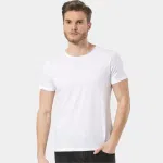 Kısa Kollu Pamuk Erkek Tshirt Wtshirt Barcelona