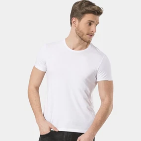 Wtshirt Kısa Kollu Bisiklet Yaka Wtshirt Monte Carlo Erkek Tshirt - Alternatif Görünüm