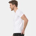 Kısa Kollu Bisiklet Yaka Wtshirt Monte Carlo Erkek Tshirt farklı açı