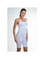 1 Beden Küçülten İz Yapmaz Paçalı Boy Sütyenli Korse Layza 15009 Beyaz görsel 4