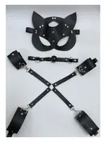 5 Li Harness Fantezi Set Vonda Wear 800228 Siyah