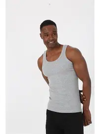 Akbeniz Erkek Gri Sporcu Ribana Atlet Akbeniz 6503