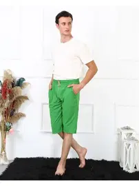 Akbeniz Beli Lastikli Yandan Cepli Erkek Lakost Kapri Akbeniz 27481