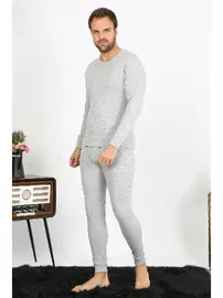 Akbeniz Gri Erkek Pamuklu İçlik Takım Akbeniz 19103