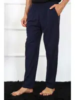 Cepli Erkek Pamuklu Lacivert Tek Alt Pijama Akbeniz 27495 Lacivert farklı açı